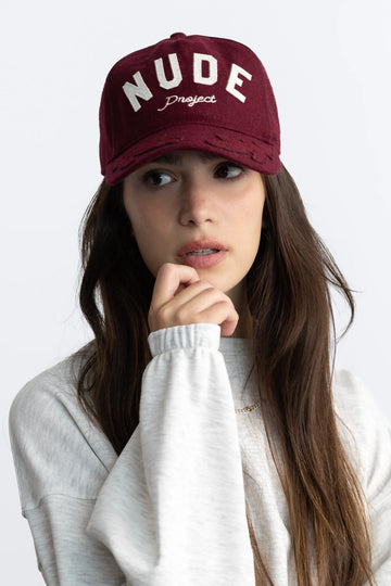 Varsity Cap Burgundy
