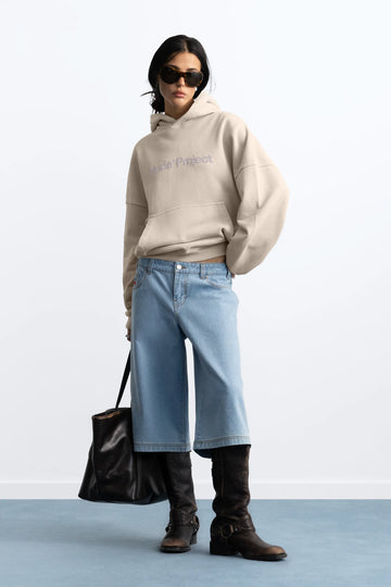 Box Logo Hoodie Ivory