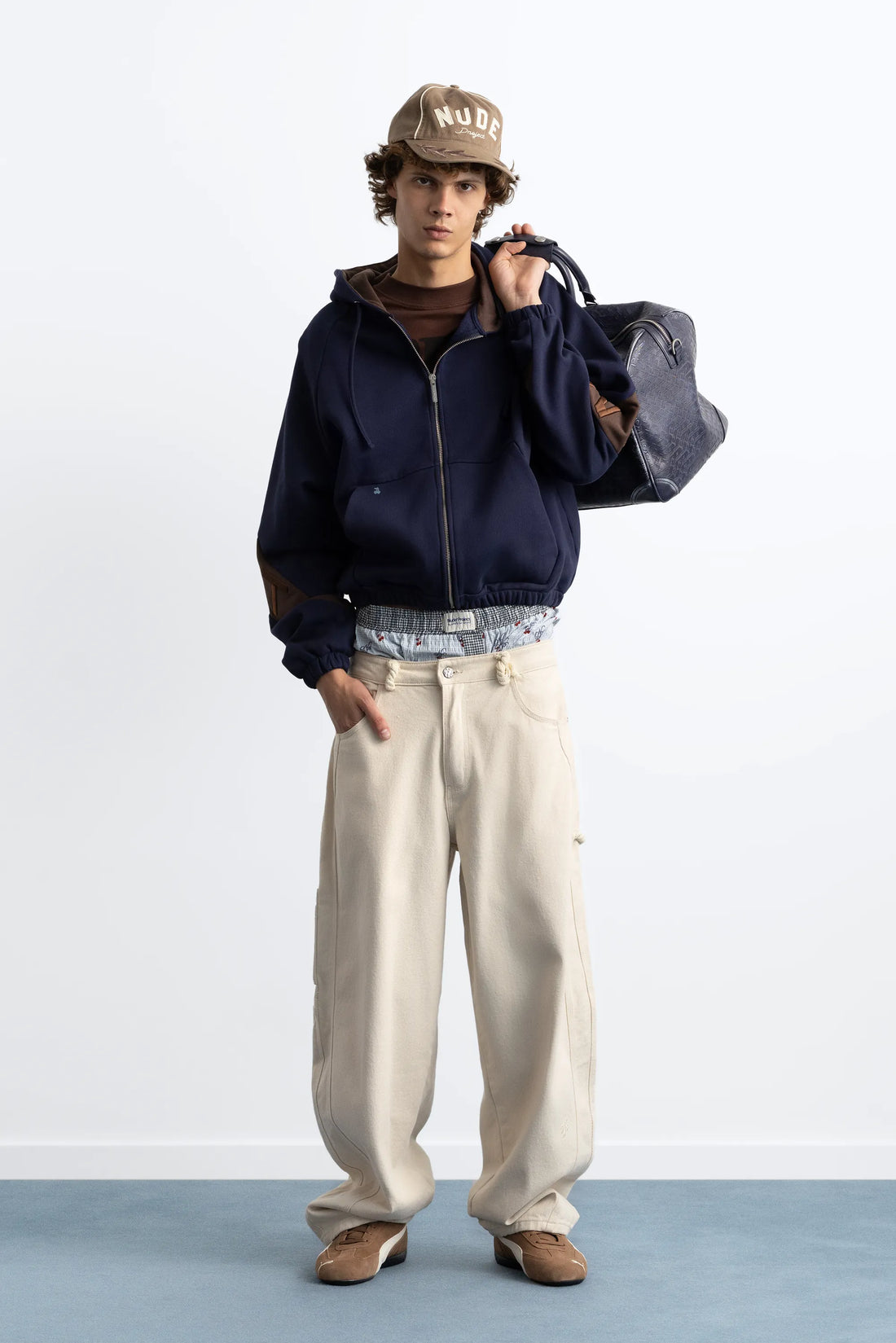 United Zip-Up Hoodie Navy