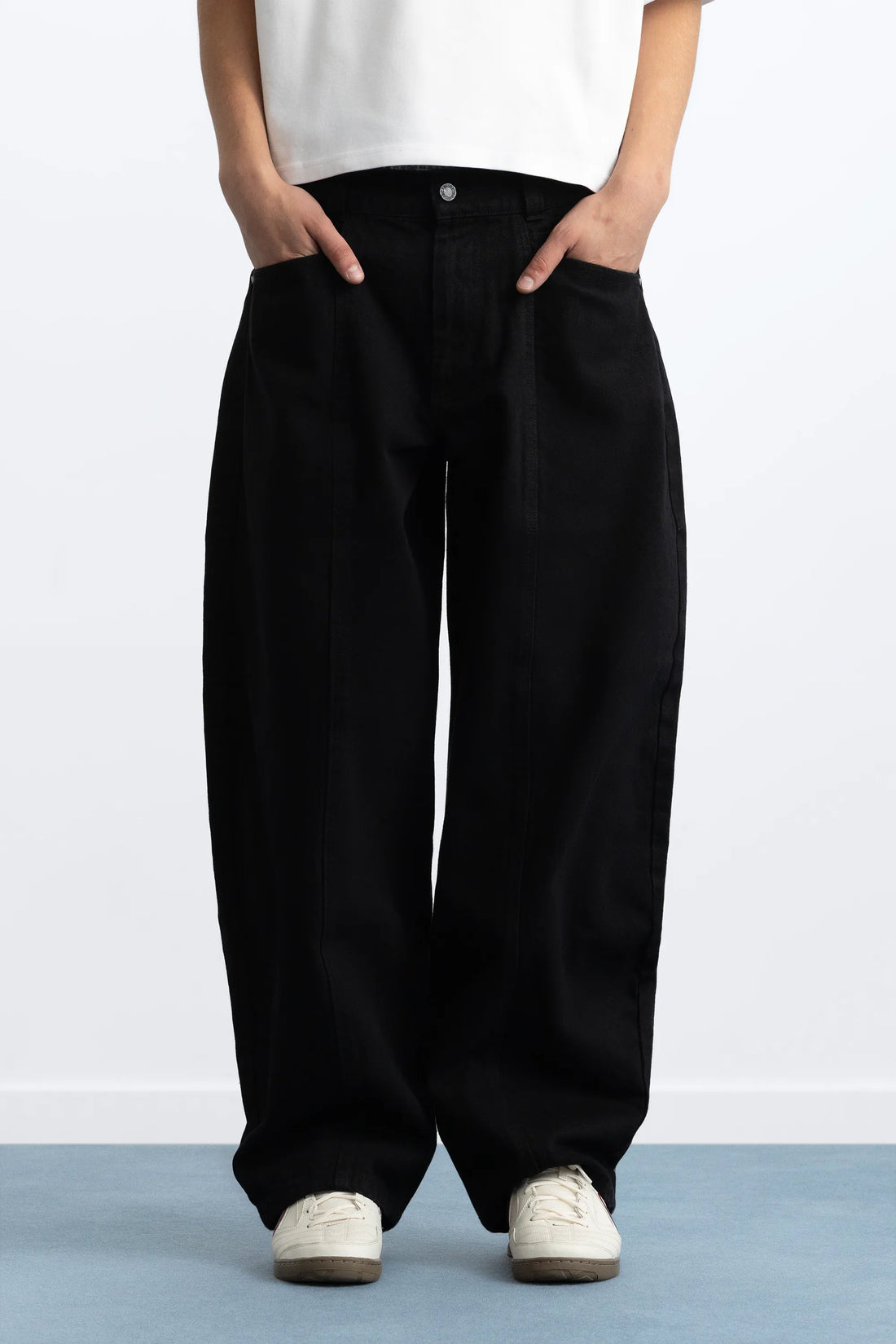 Barrel Jeans Black