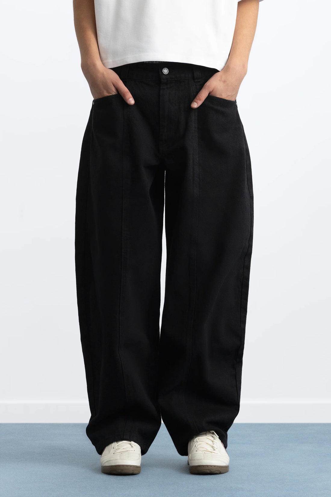 Barrel Jeans Black