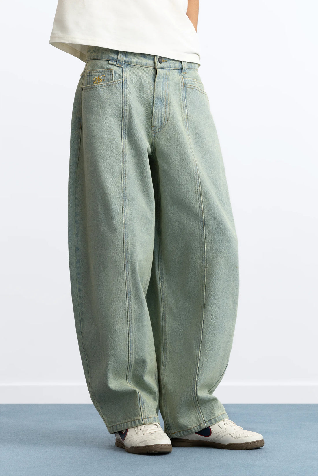 Barrel Jeans Acid Wash