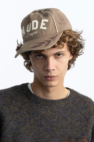 Nude Varsity Cap Sand