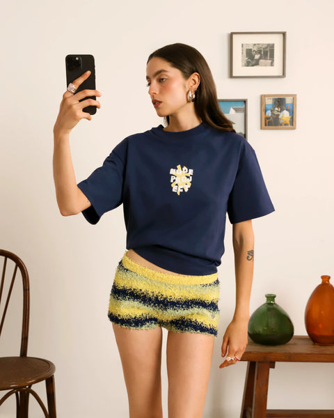 Astro Tee Navy – Nude Project