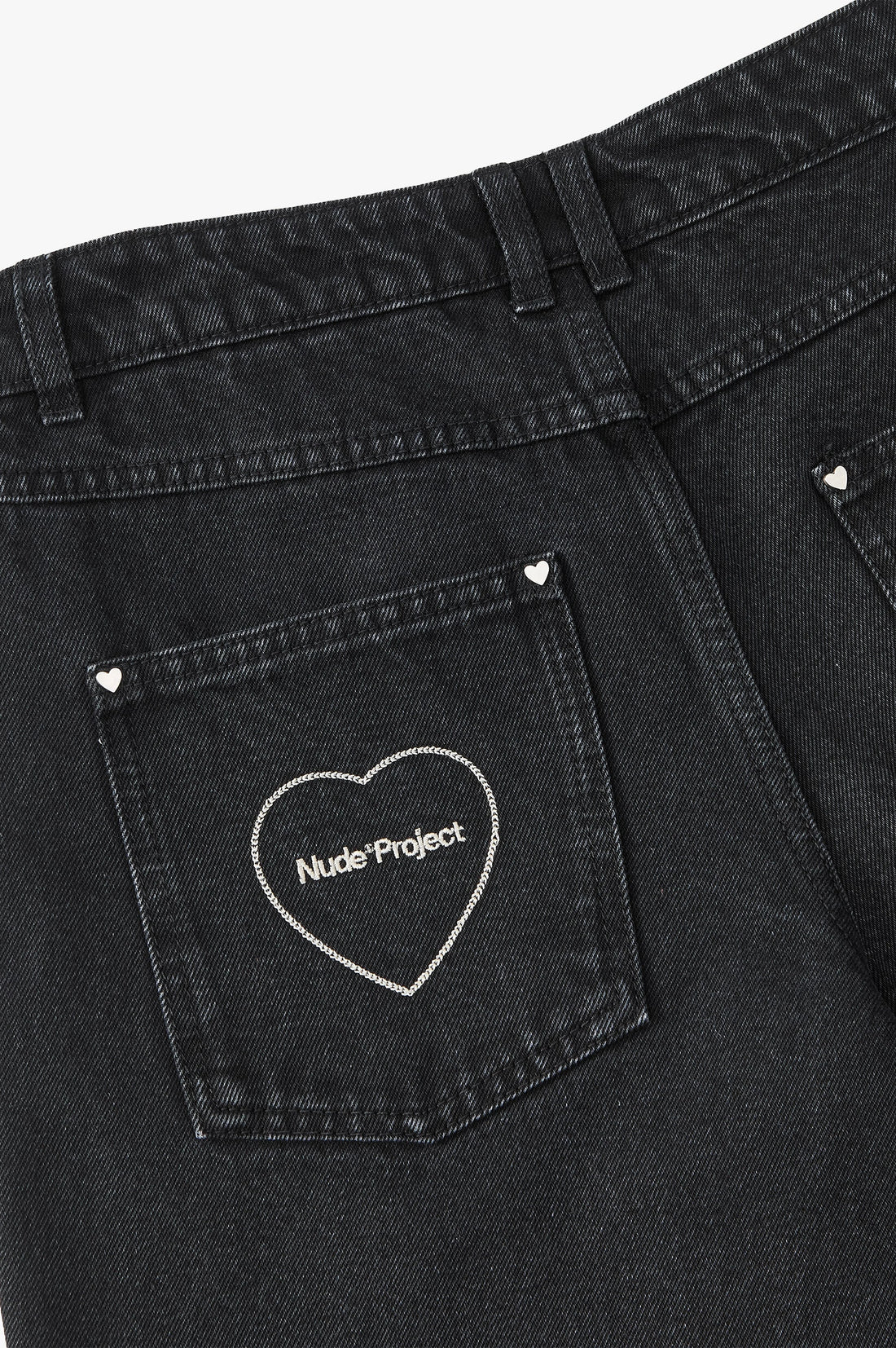 Old Baggy Woman Jeans Black