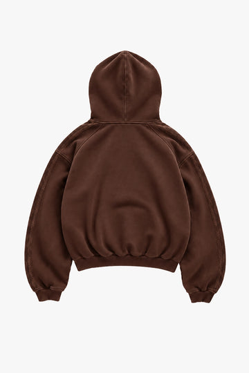 Script Hoodie Brown