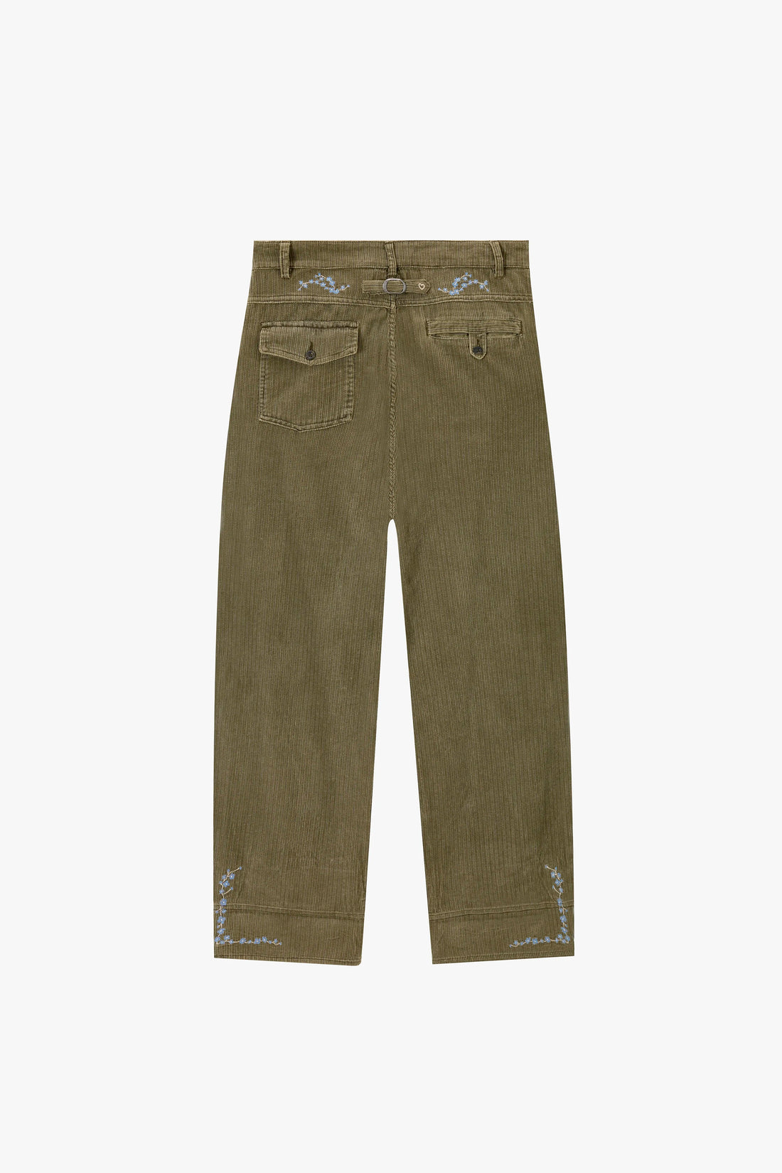 Director Corduroy Pants Green