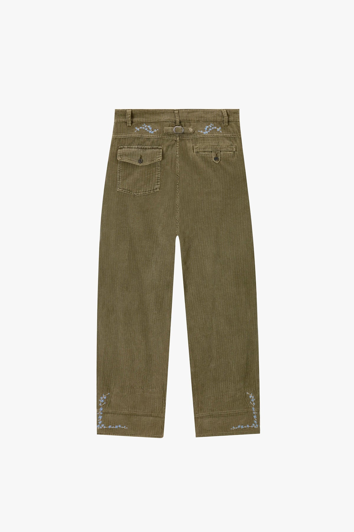 Director Corduroy Pants Green