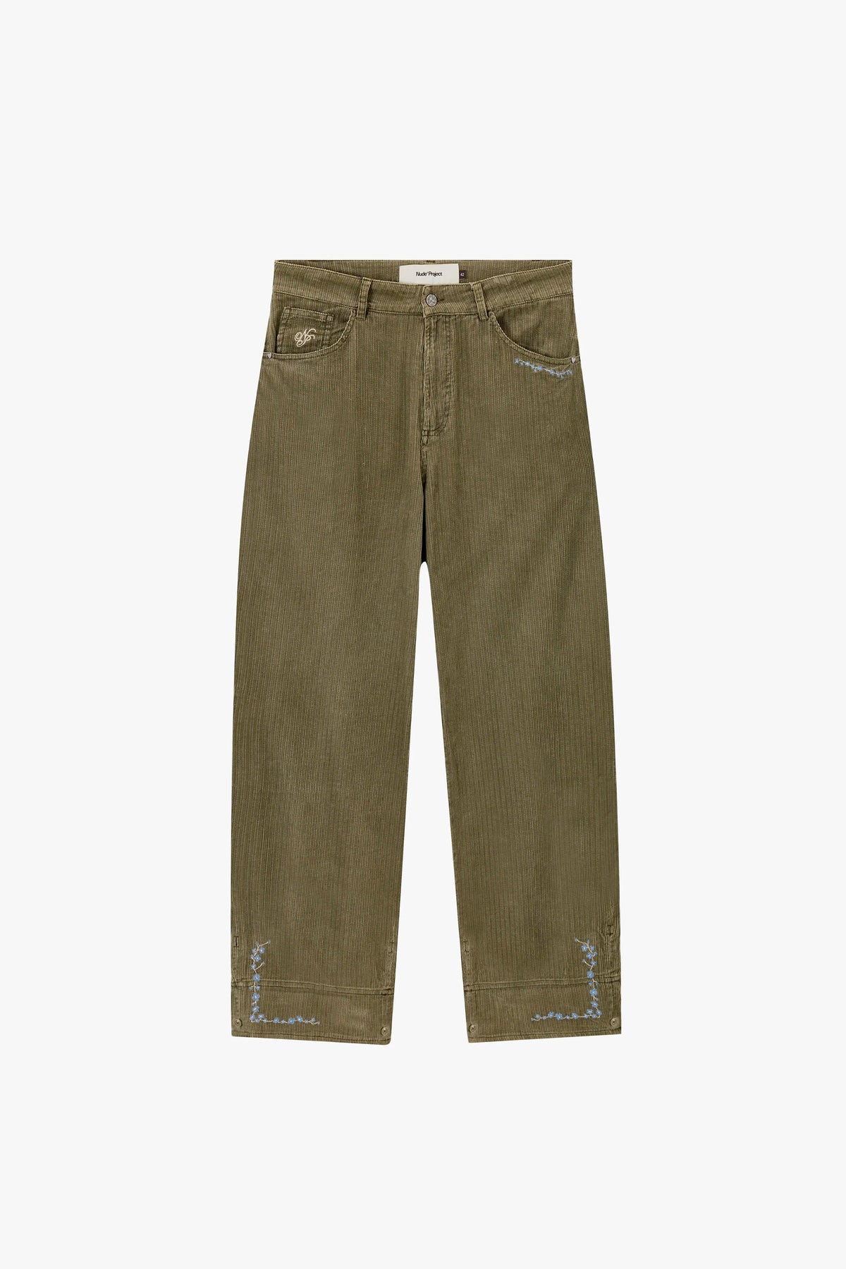 Director Corduroy Pants Green