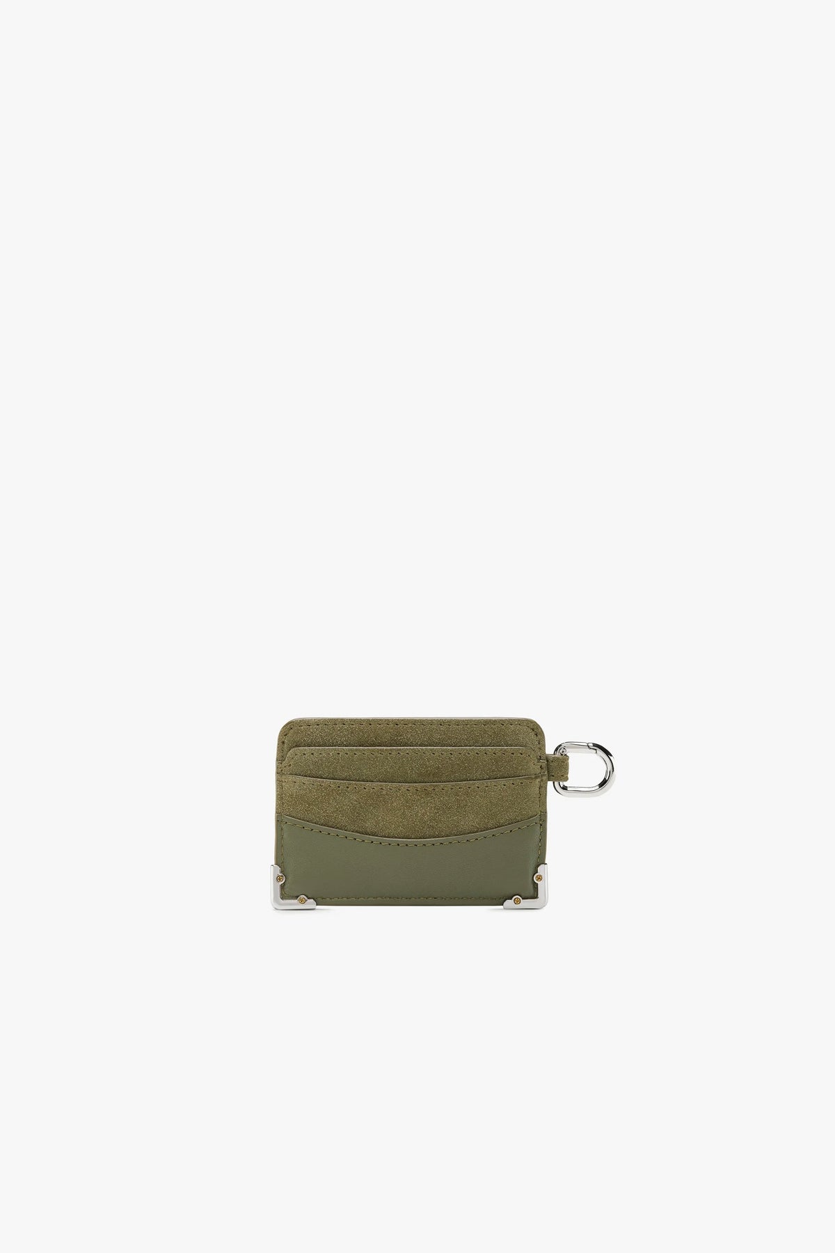 Suede Cardholder Green