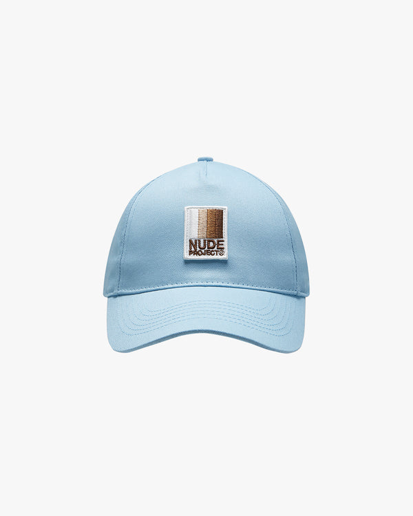 WOVEN PATCH HAT BABY BLUE