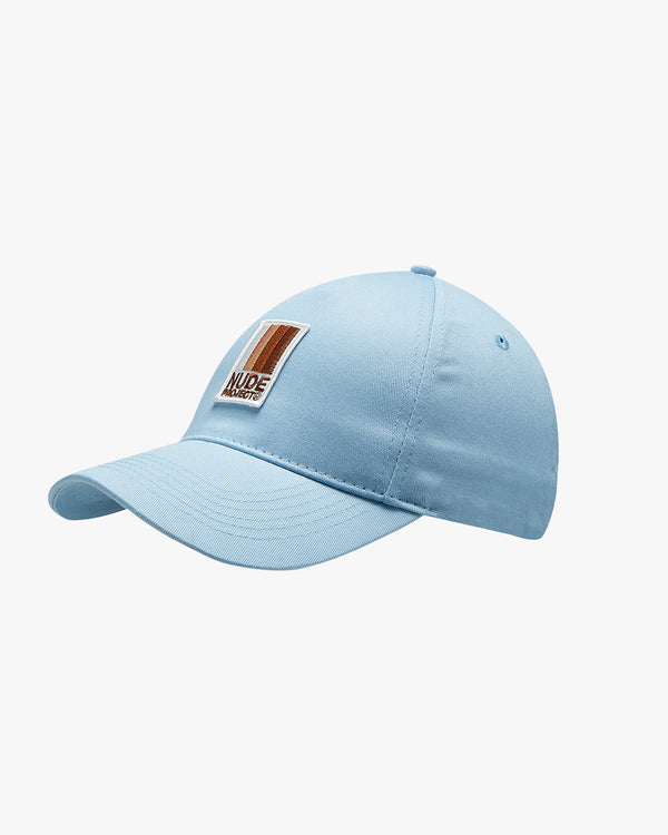 WOVEN PATCH HAT BABY BLUE