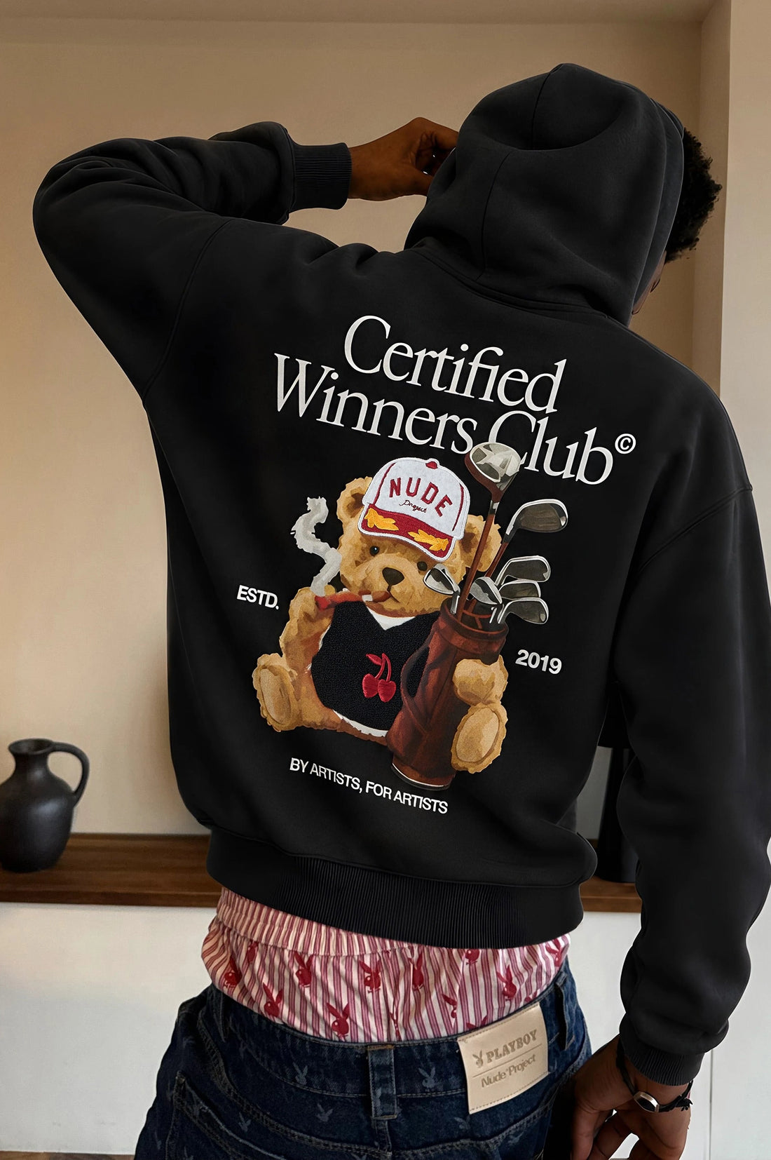 Winner Hoodie Black