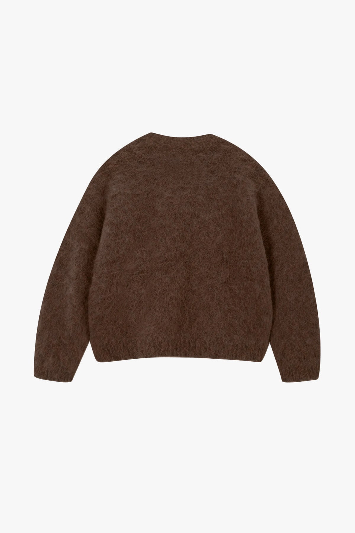 Alpaca Knit Sweater Brown
