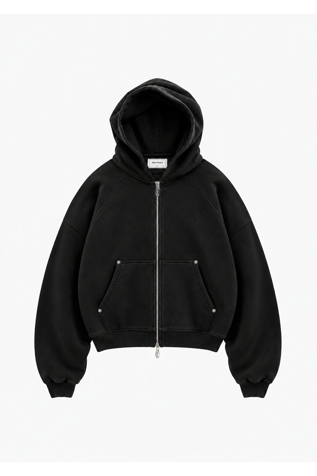 Beast Zip-up Hoodie Black