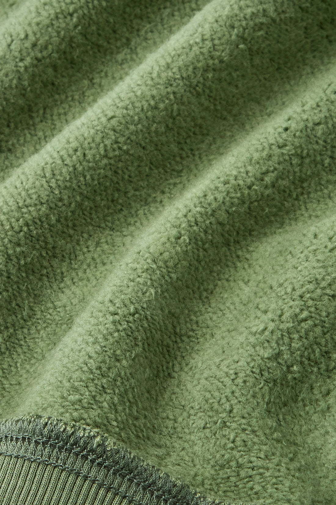 Script Zip-Up Hoodie Green