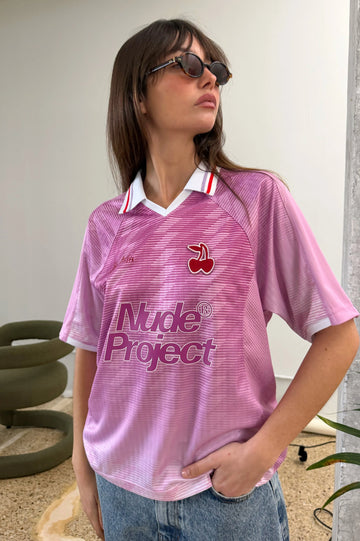 Radja Football Tee Pink