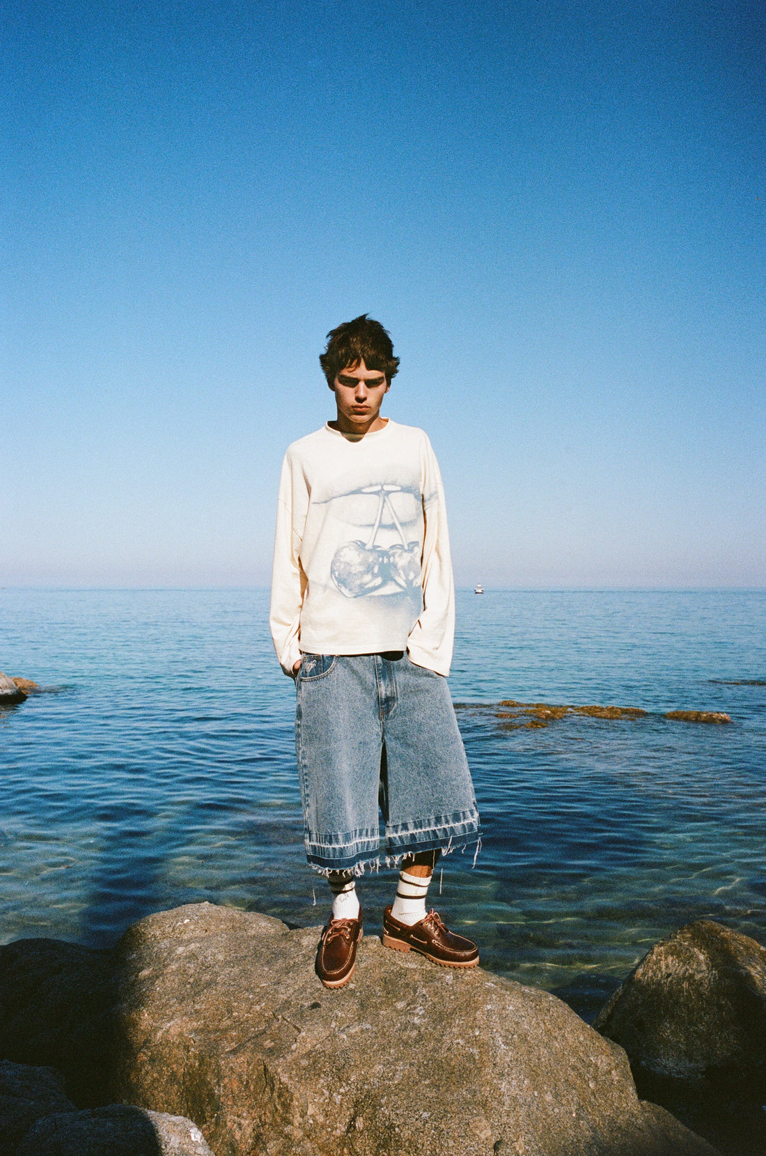 Kisses Long-Sleeve Tee Marshmallow