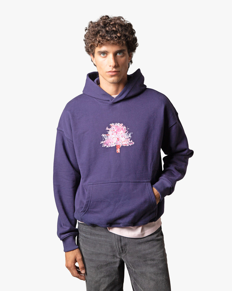 SUDADERA AZUL MARINO FLEUR DE CERISIER