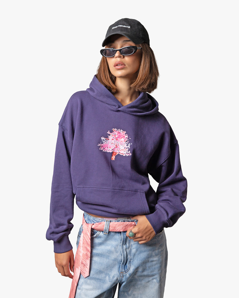 SUDADERA AZUL MARINO FLEUR DE CERISIER