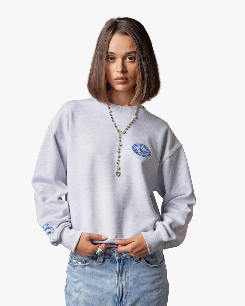 CREWNECK GRIS DÉCLARATION