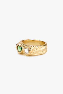 Hearts Ring Gold