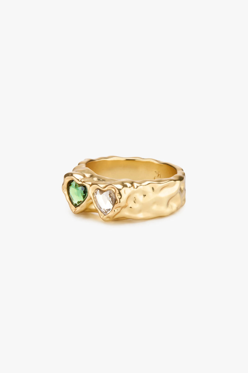 Hearts Ring Gold
