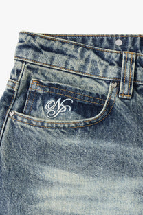 Old Baggy Jeans Acid Dirty Wash