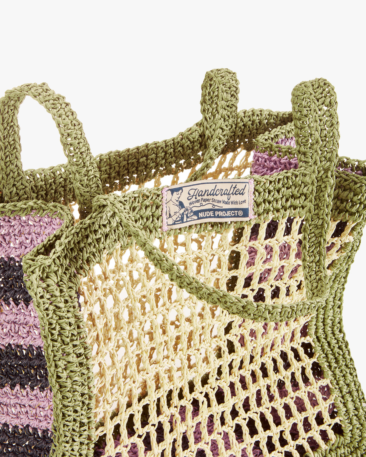 SPICE BAG SHOPPER GREEN/MARSHMALLOW