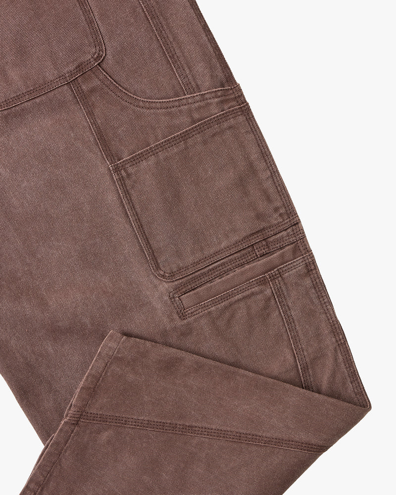 Worker Barrel Carpenter Jeans Brown