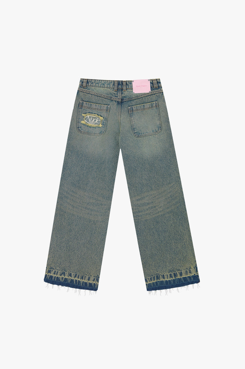 Old Baggy Jeans Light Sand Wash