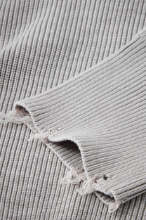 Beast Quarter-Zip Knit Grey
