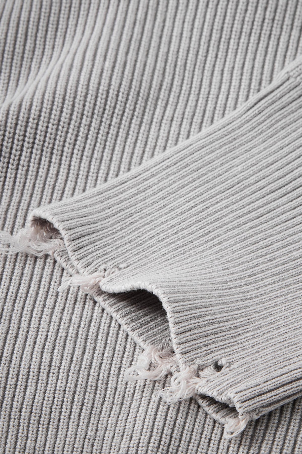 Beast Quarter-Zip Knit Grey