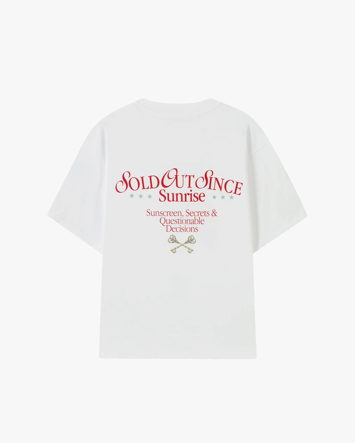 Mansion Key Tee White