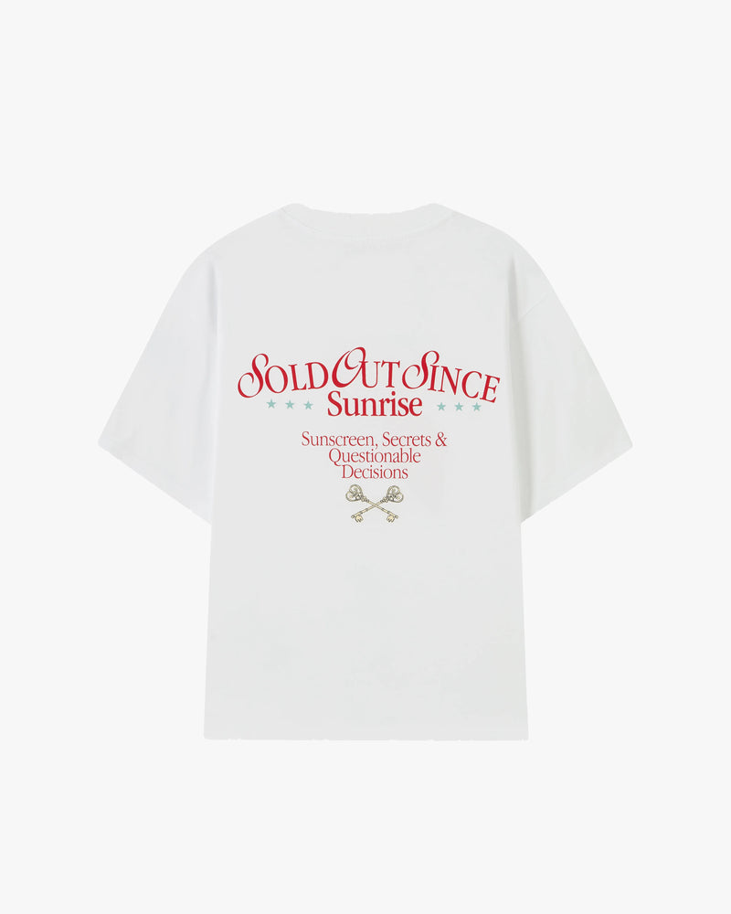 Mansion Key Tee White