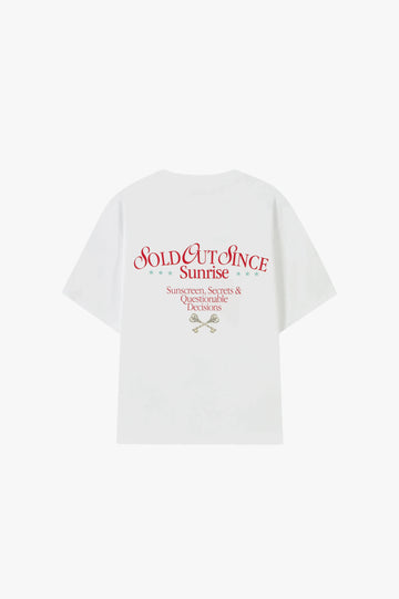 Mansion Key Tee White