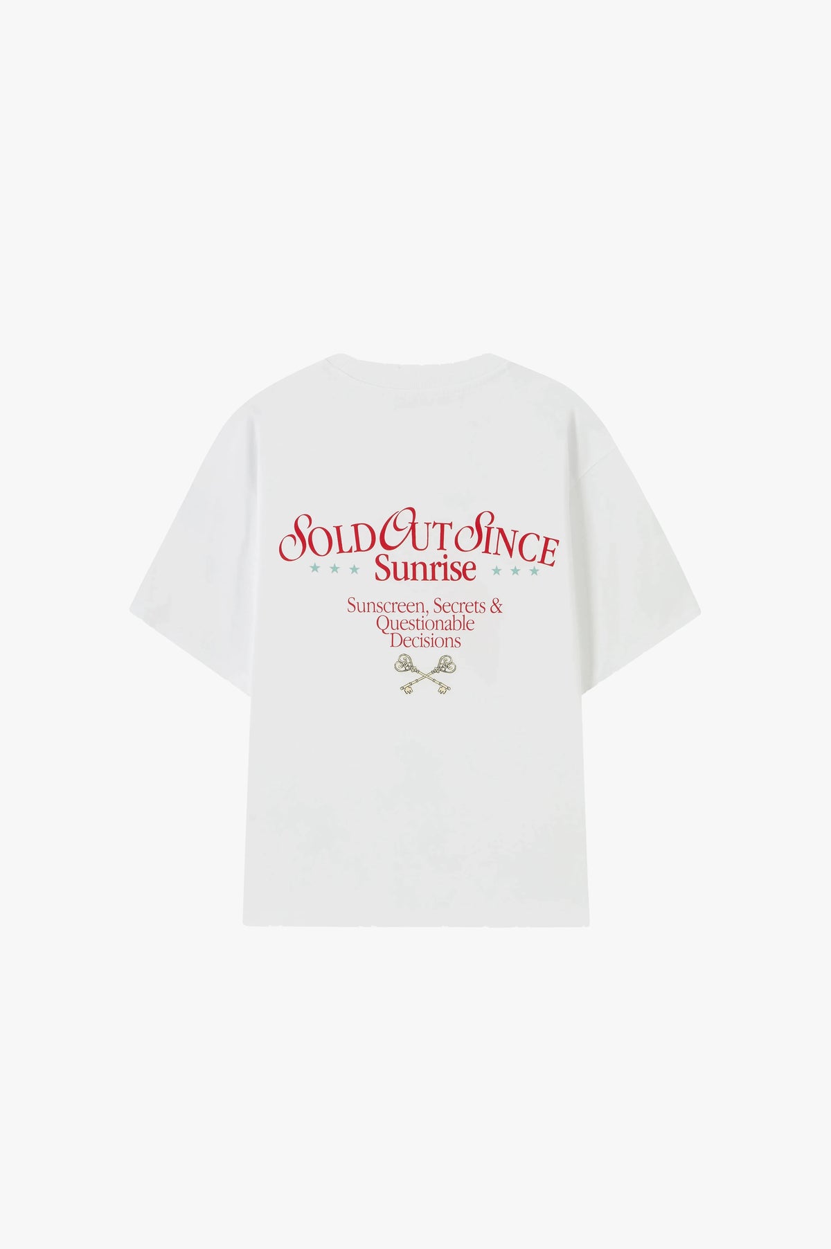 Mansion Key Tee White