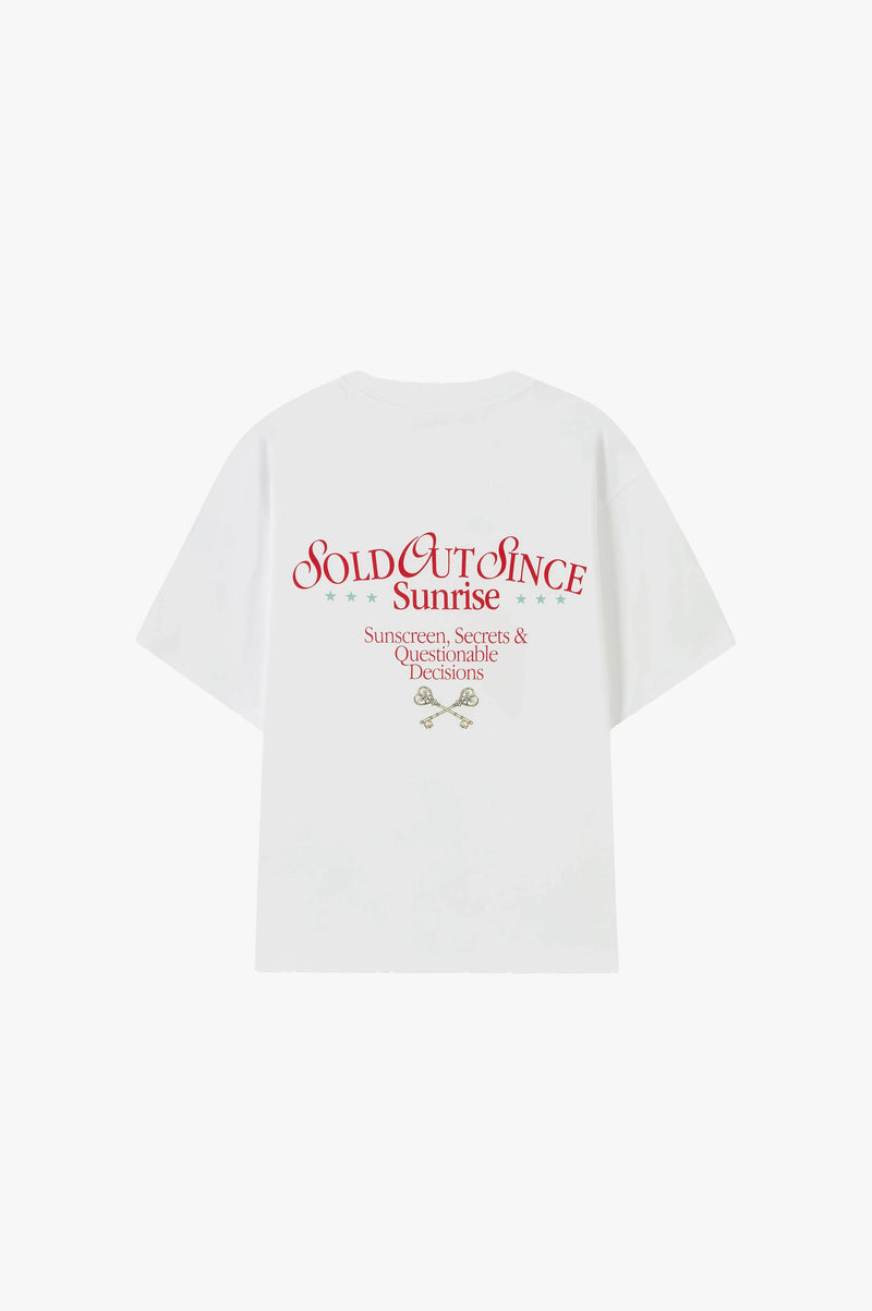 Mansion Key Tee White