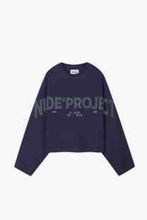 Macro Long-Sleeve Tee Navy
