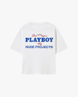 PLAYFUL CROPPED TEE WHITE