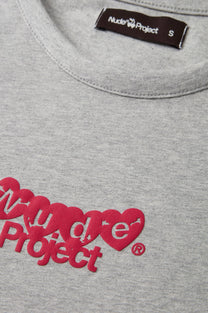 Hearts Tee Grey