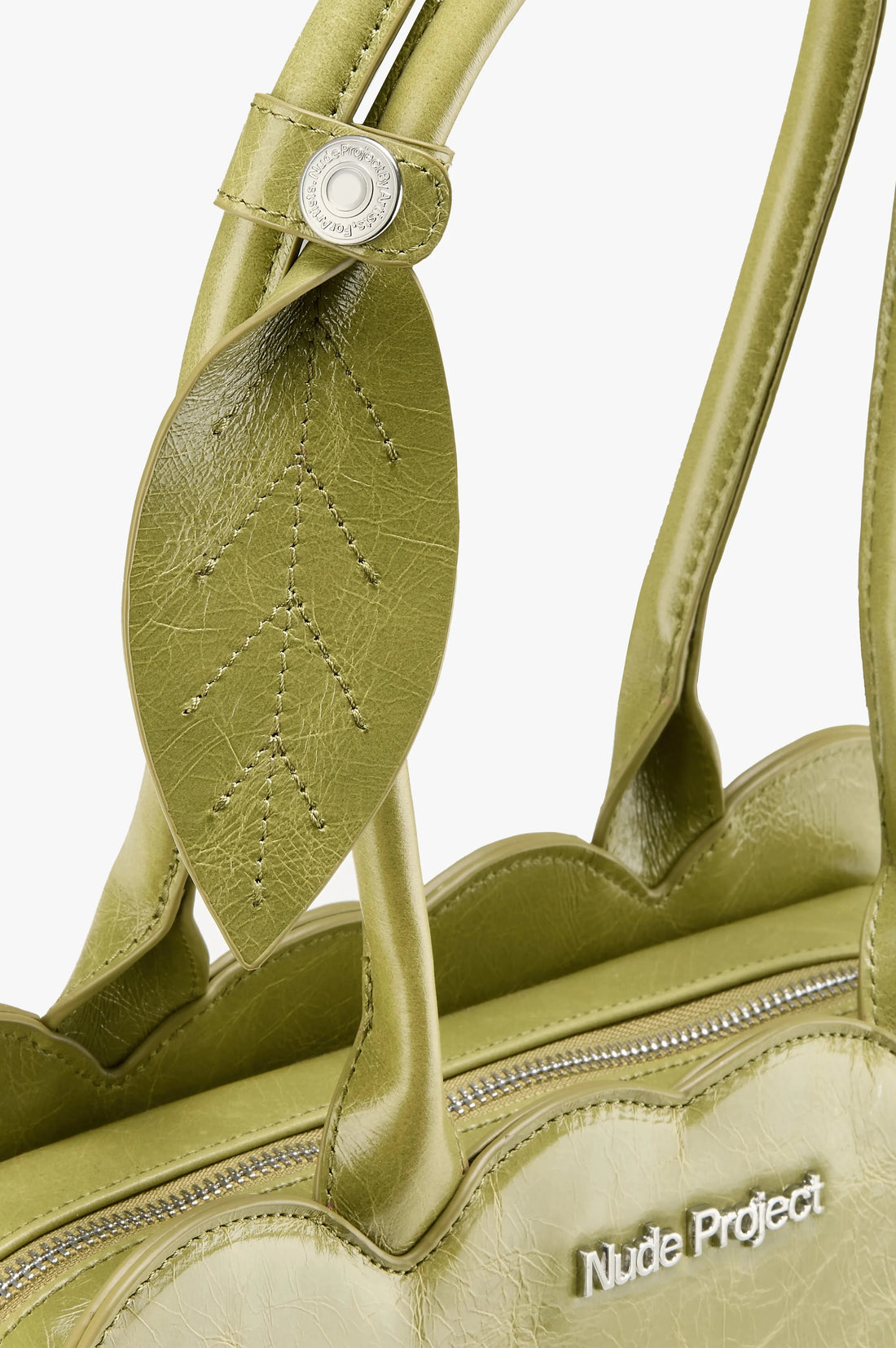 Cherry Leather Bag Green
