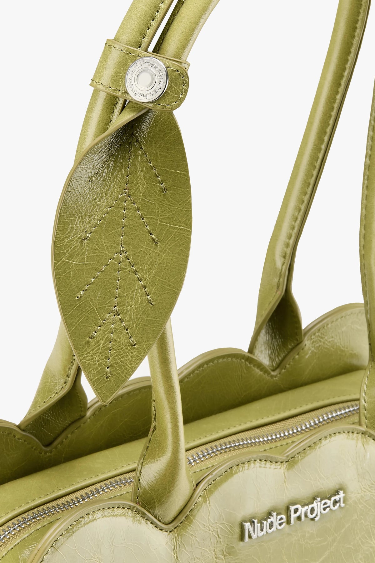 Cherry Leather Bag Green