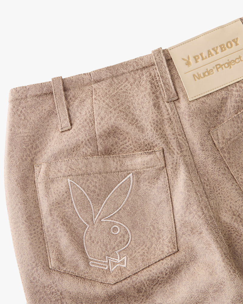 Pantalones Bootcut Playboy Dorados