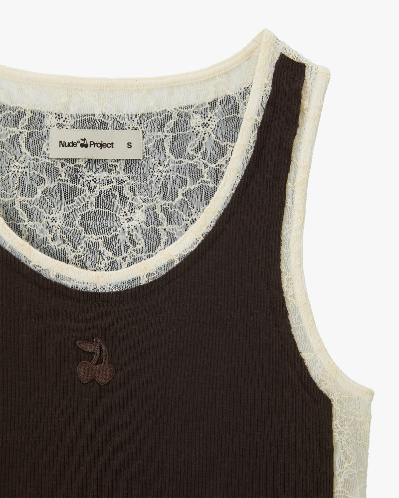 Cady Tank Top Brown