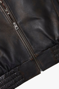 Iconic Leather Jacket Brown