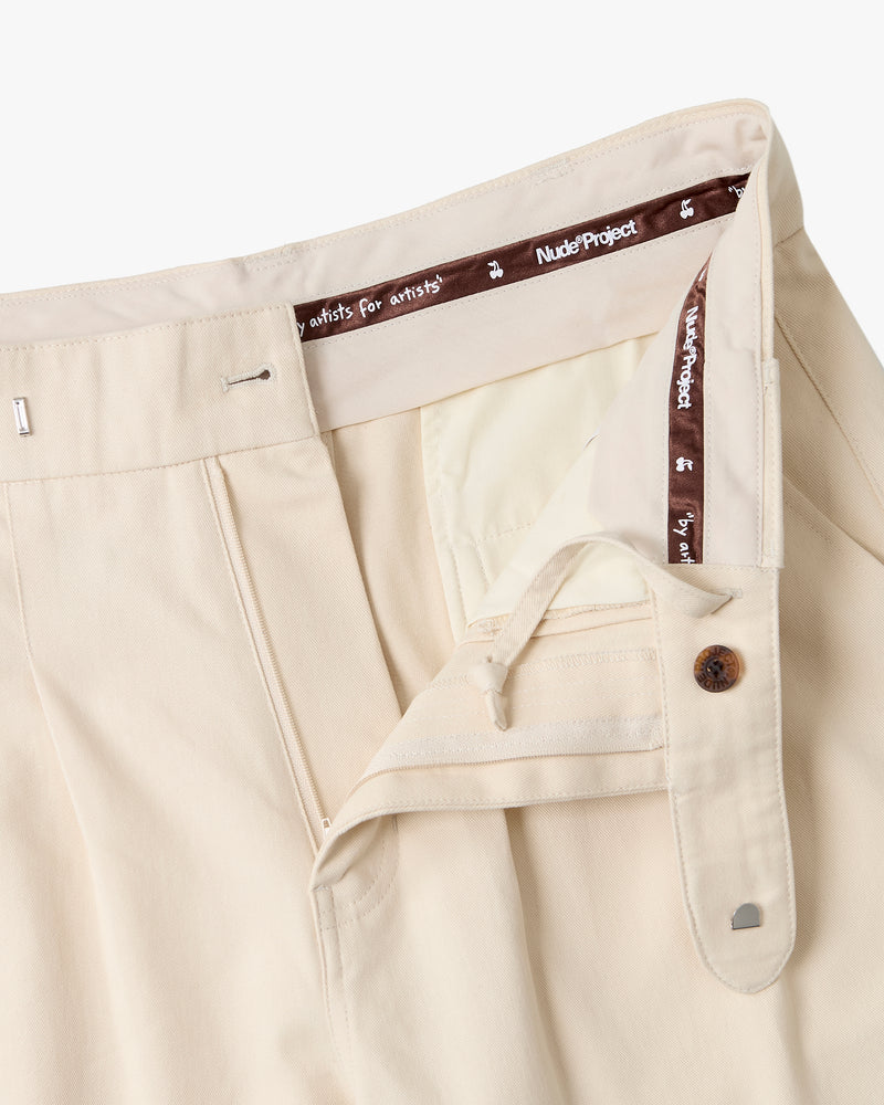 Vinyl Chino Pants Beige