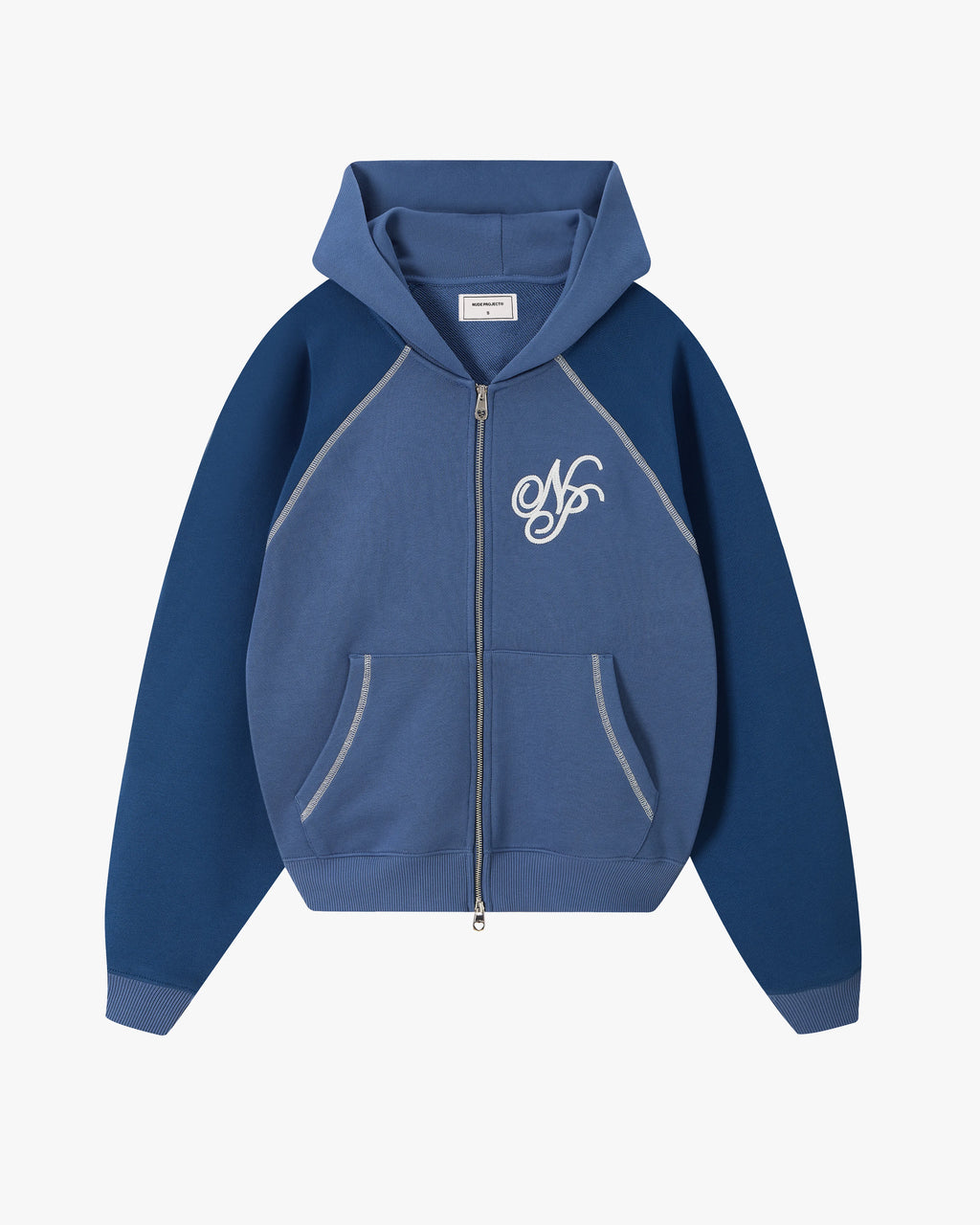 Team Zip-Up Hoodie Navy – Nude Project