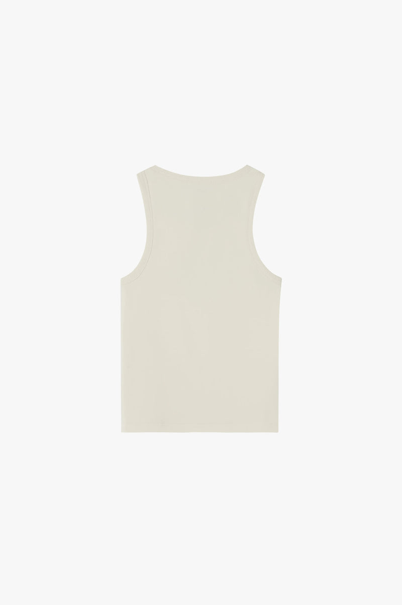 Too Serious Tank Top Ivory