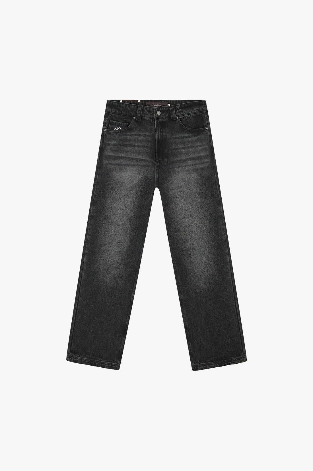 Basic Straight Jeans Black